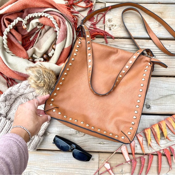 Vegan cross body hand bag - Picture 2 of 9